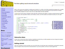 Tablet Screenshot of briansimulator.org